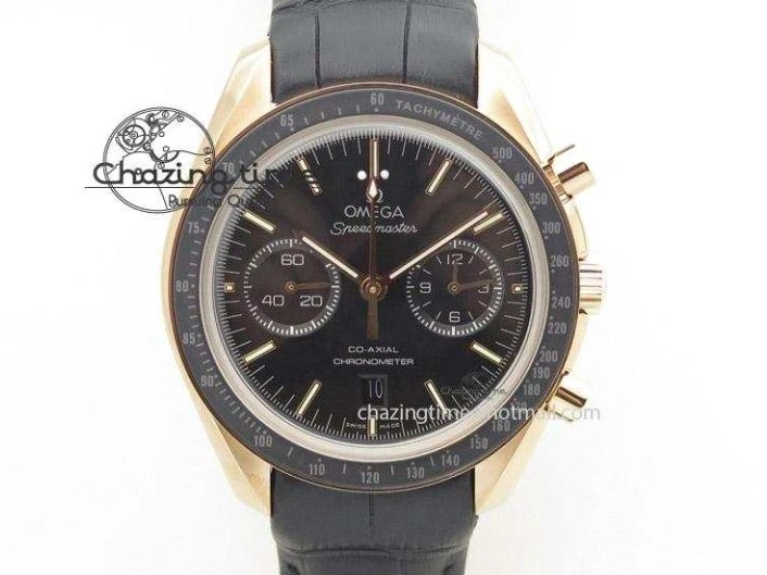 1218 TopPick De Ville Date SS MKF 1:1 Best Edition Black Dial Roman Marker on Black Leather Strap A 7743